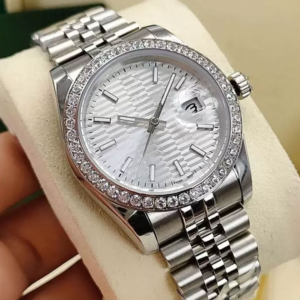 

Fashion Designer Watch Women High Quality Automatic Mechanical Stainless Steel Water Resistant Sapphire Date Band Diamond Dial Gift montre de luxe, 10