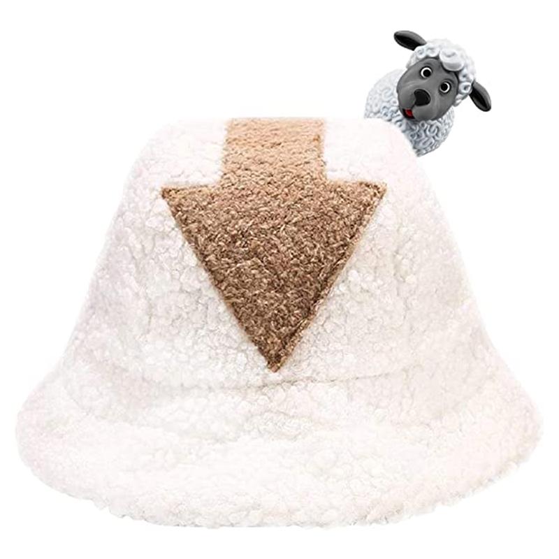 

Berets Unisex Harajuku Appa Bucket Hat Graffiti Solid Women Men Fishing Fisherman Autumn Winter Lamb Wool Outdoor Warm Panama CapBerets, D women bucket hat