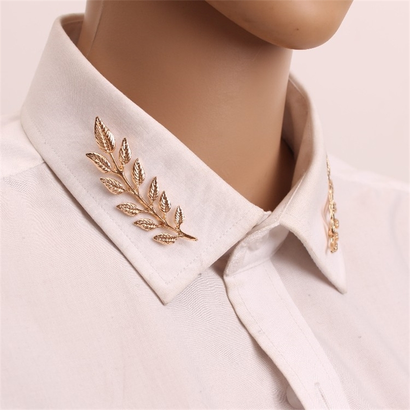 

Korean jewelry wind retro tree men and women universal brooch leaf shirt suit collar wholesale Pins And Brooches Lapel Pin 220721