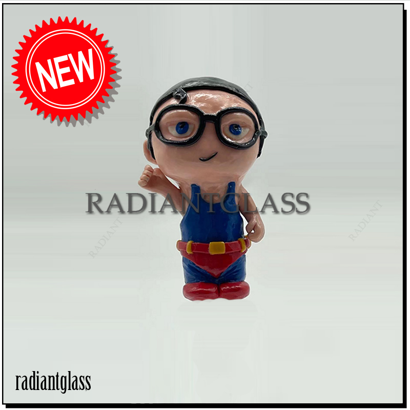 

4 inch comic character Tobacco pipe smoking pipes hand made elephant Glass tube