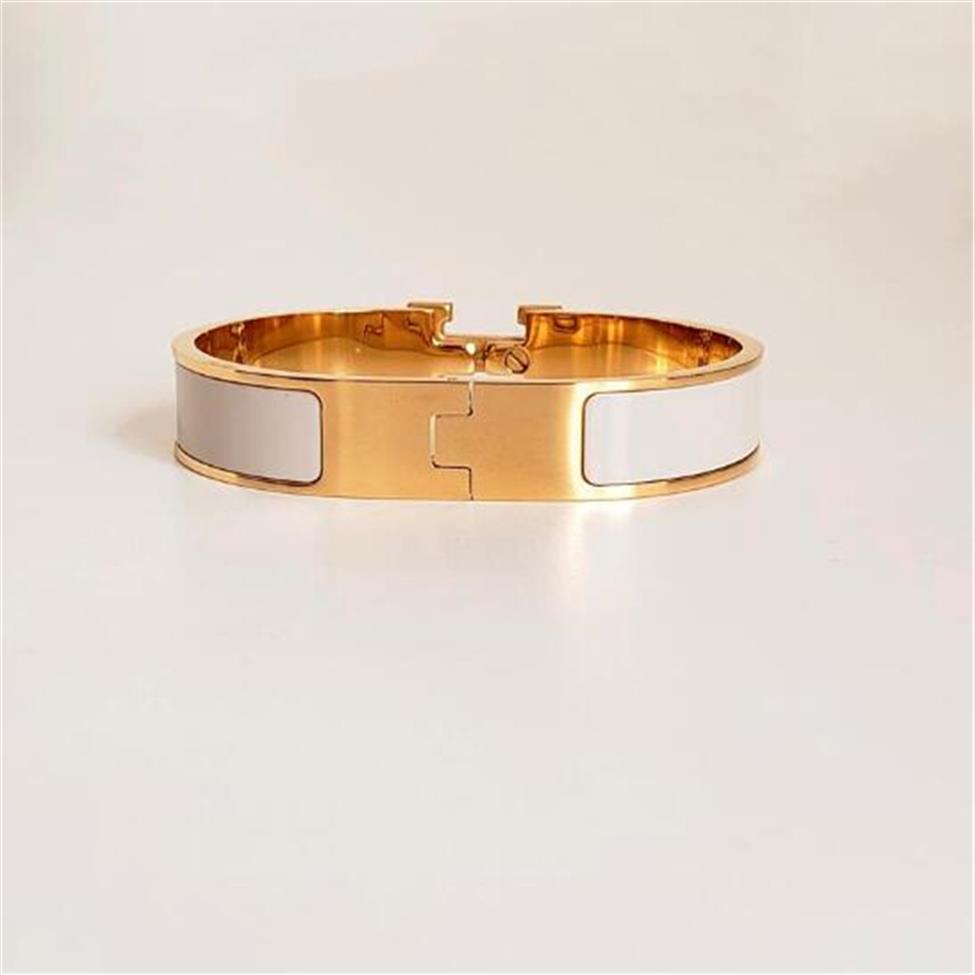 

Enamel Rainbow Bracelets Woman Cuff Fashion luxury Bracelet for Man Womens French designer Bracelets Jewelry2902