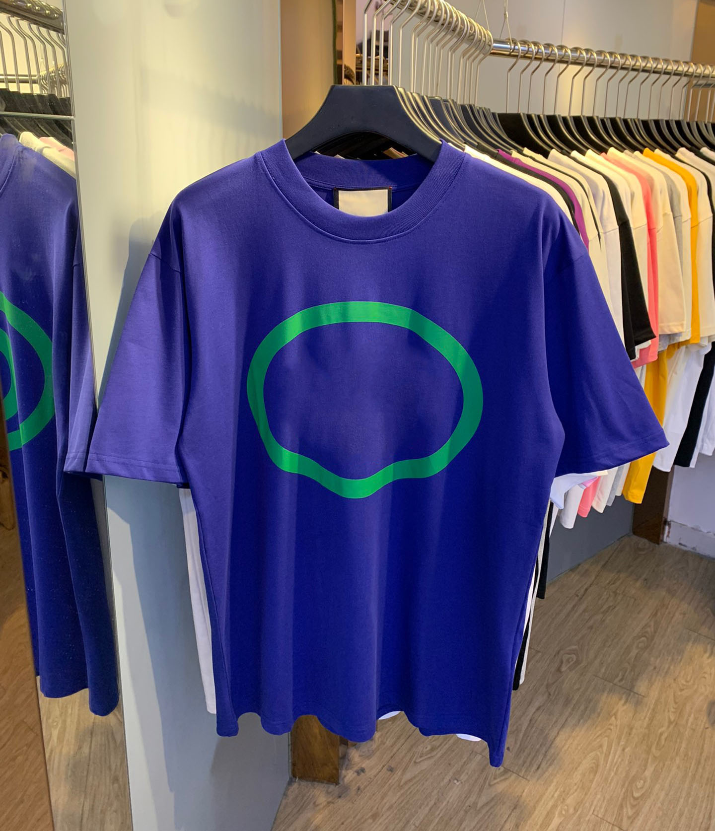 

New AOP jacquard letter knitted sweater in autumn / winter 2022acquard knitting machine e Custom jnlarged detail crew neck cotton Cd4d6, Blue