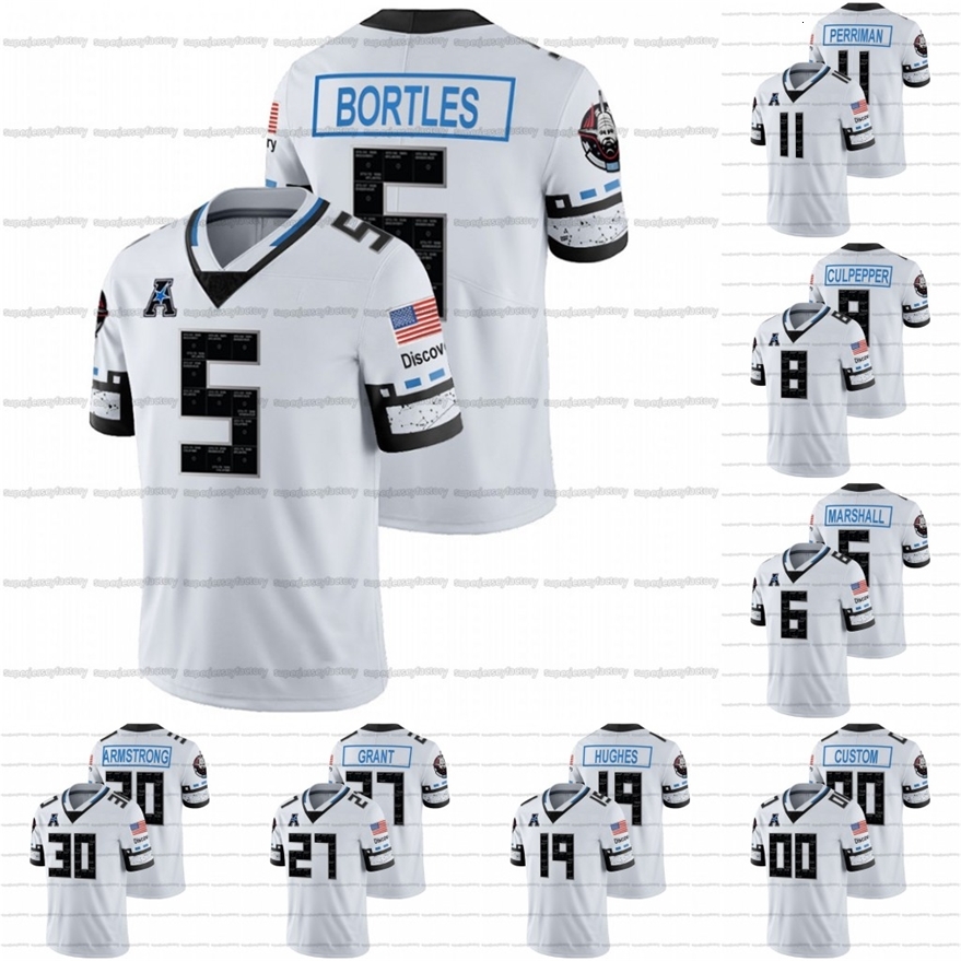 

A3740 UCF Knights Custom White Football Jersey Blake Bortles Breshad Perriman Mikey Keene Dyllon Lester Mike Hughes Richie Grant Josh Sitton, Youth s-xl