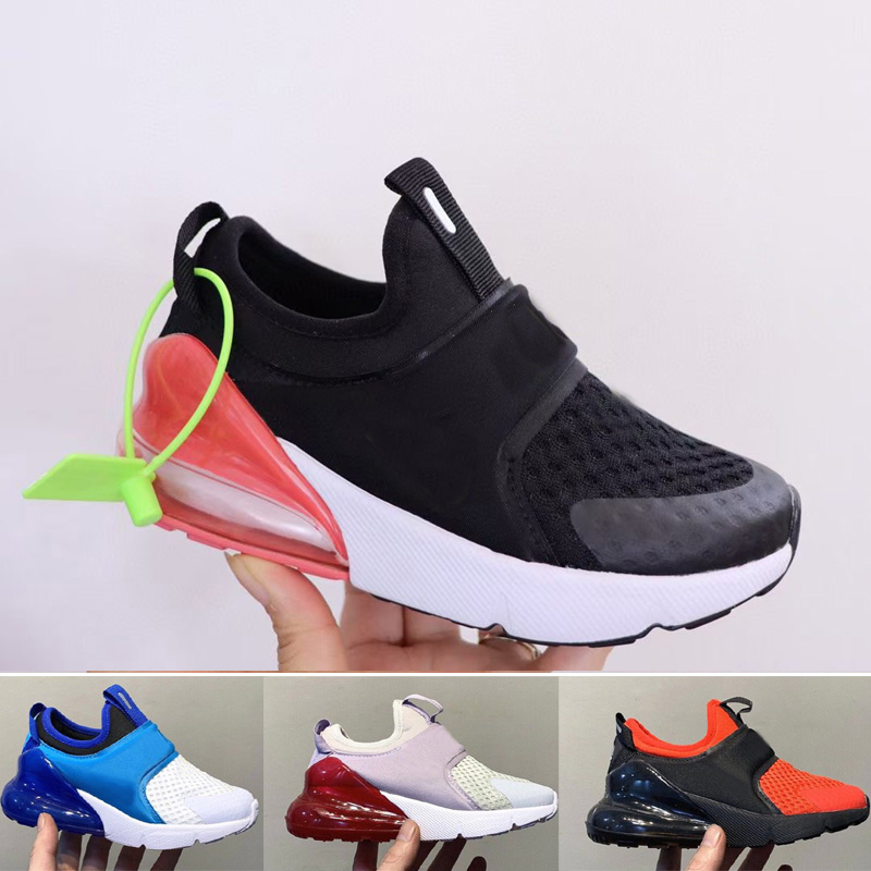 

Laceless 27c air Knit Breathable Children Running shoes boy girl youth kid sport Sneaker size 28-35, 003