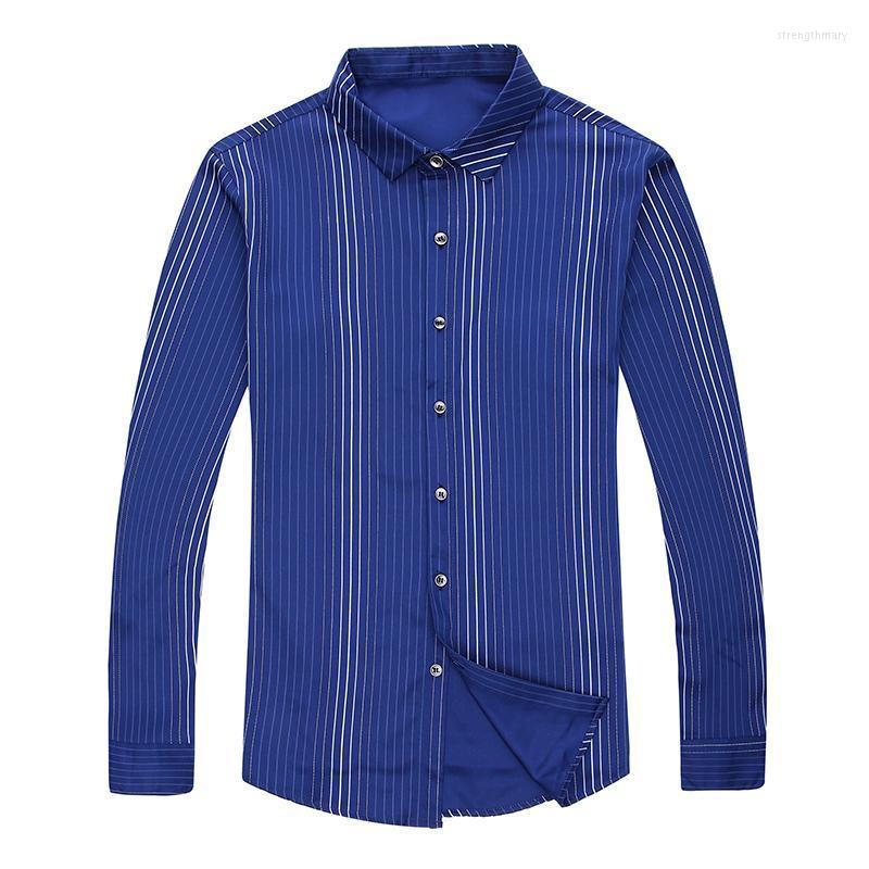 

Men's Dress Shirts 2022spring And Autumn High-quality Boutique All-match Long-sleeved Shirt / Striped Slim Casual Shirt/men Stre22, Black