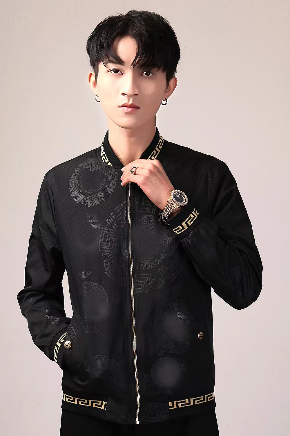 

2022 Fashion designer Mens Jacket Goo d Spring Autumn Outwear Windbreaker Zipper clothes Jackets Coat Outside can Sport Size M- Men's Clothing #9599999988663, Black