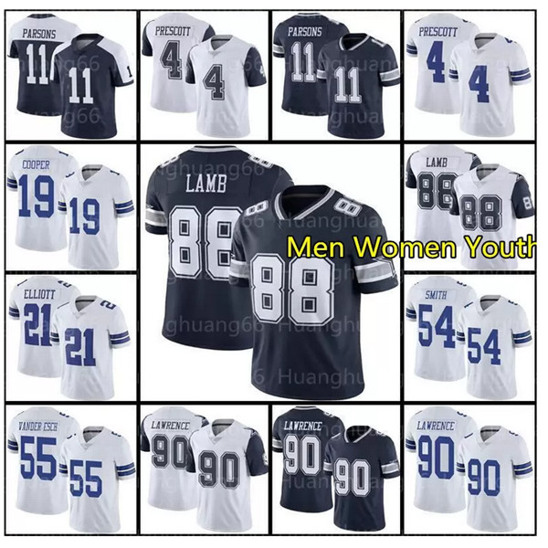 

Dallas''Cowboys''Custom 7 Trevon Diggs 4 Dak Prescott 11 Micah Parsons 88 CeeDee Lamb 21 Ezekiel Elliott 13 Michael Gallup 20 Tony Pollard Football Jersey, Colour