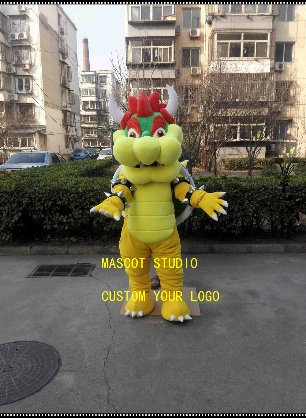 

dragon monster mascot costume custom fancy costume anime kits mascotte cartoon theme fancy dress carnival 41696, Yellow