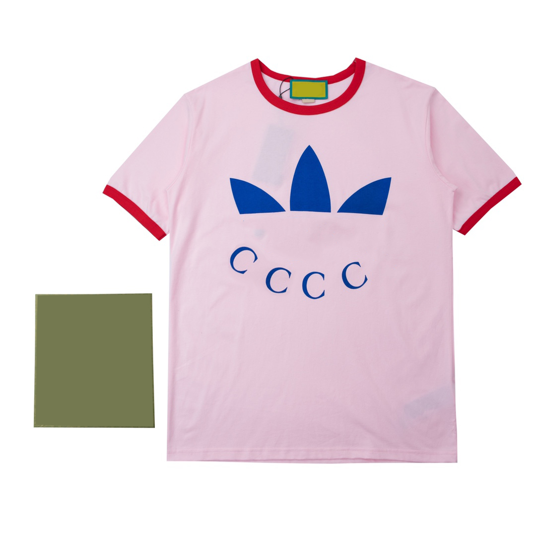 

Summer Clover t Shirts Classic Letter Men T-shirt Graphic Tees Sleeve Womens Printed Hip Hop Women High Quality Size 11