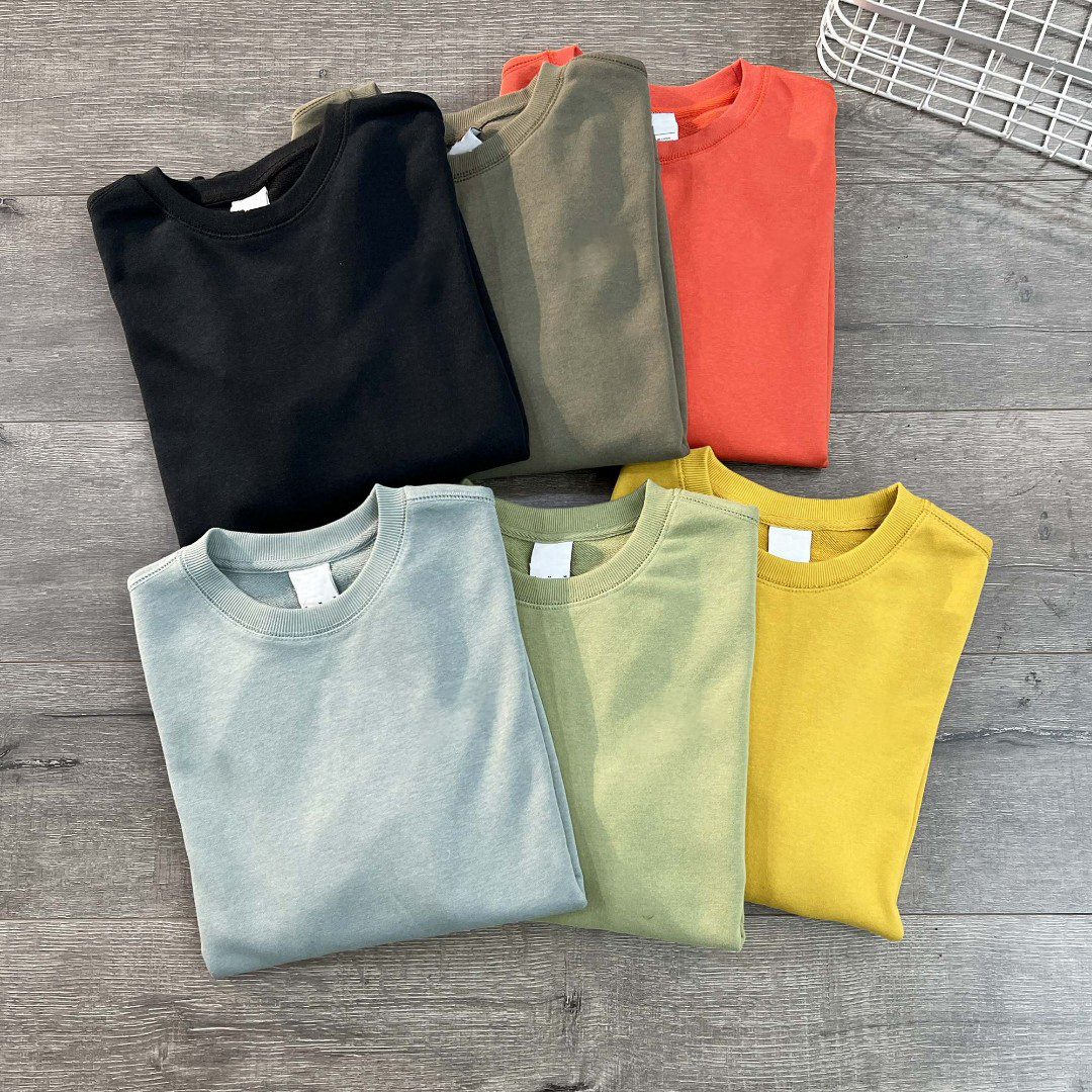 

New casual fashion men's hoodie with round collar, Blue