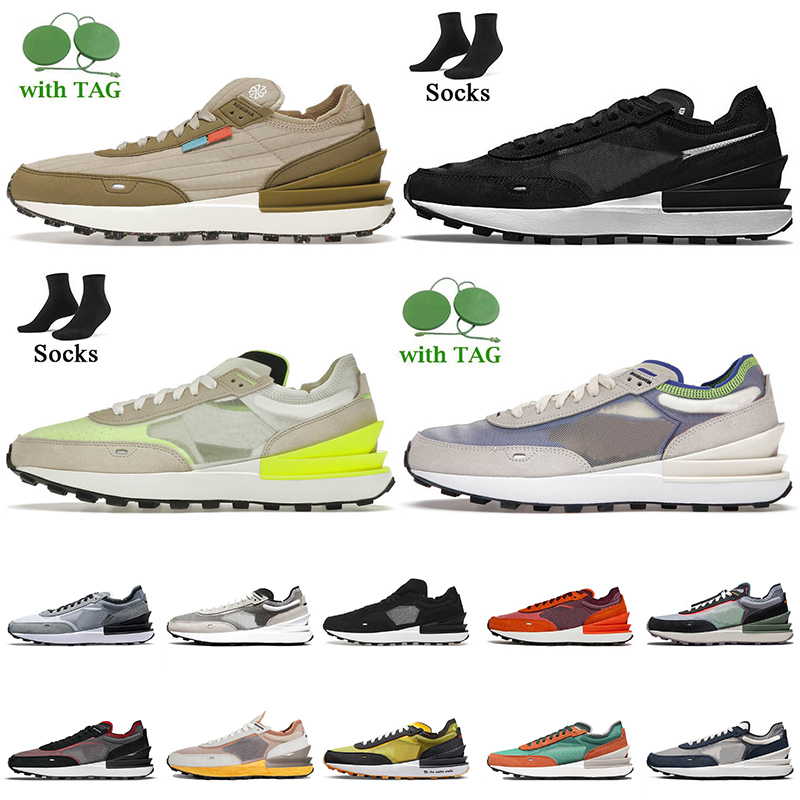 

With Socks 2022 Waffle One Women Mens Running Shoes Rattan Black Summit White Coconut Milk Crimson Phantom Hyper Royal Cool Grey Dark Beetroot Bred Trainers Sneakers, C6 phantom hyper royal 40-45