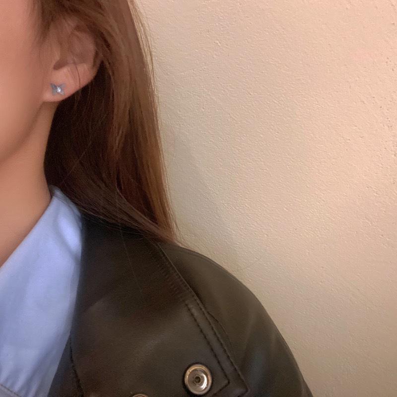 

Stud Super Fairy Three-dimensional Bow Earring Set Combination Small And Simple Female Earrings Jewelry GiftStud