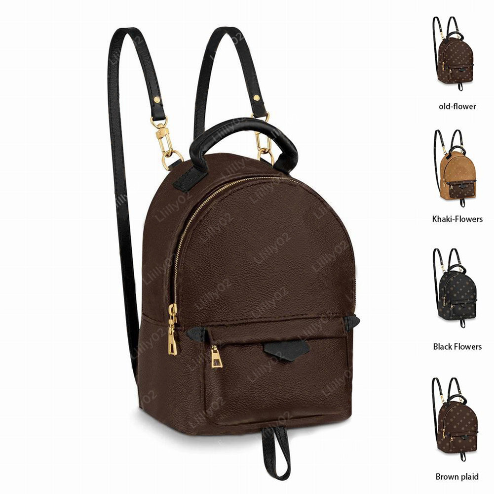 

2021 High Quality Fashion Pu Leather Mini size Women Bag Children School Bags Backpack Springs Lady Bag Travel Bag Backpack Style M44873 M44872