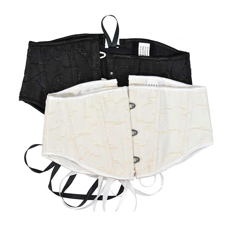 

Lolita Short Corsets Waist Trainer, Ivory