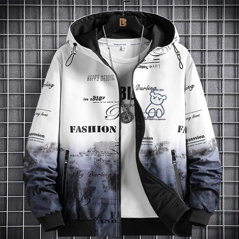 

Men's Jackets Jacket Style Casual Handsome Men Outwear Double Face Coat Trend, White