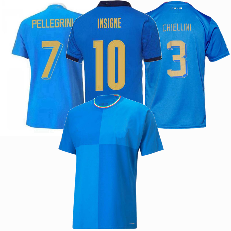 

2021 2022 2023 Italys Italian CHIESA Soccer Jerseys SCAMACCA JORGINHO TONALI Berardi Locatelli Spinazzola PELLEGRINI VERRATTI 22 23 football men kids shirt, 2021 home+eu patch