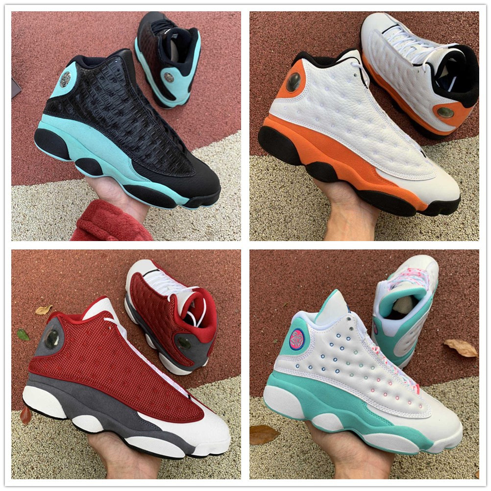 

New Jumpman 13 13s Flint Basketball Shoes 11 11s Mens Womens Lucky Green Soar Playground Lakers Sports Sneakers Trainers, As photo 4
