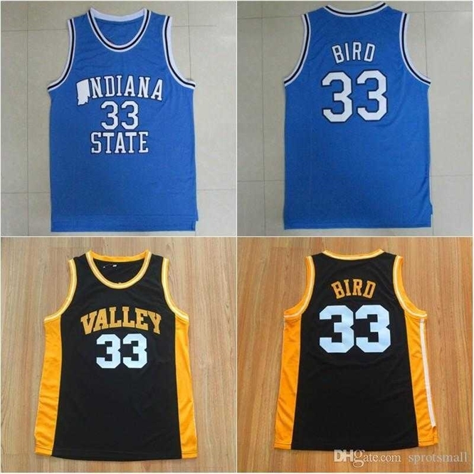 

Xflsp #33 INDIANA State College Stitched Mens Valley High School Basketball Jersey