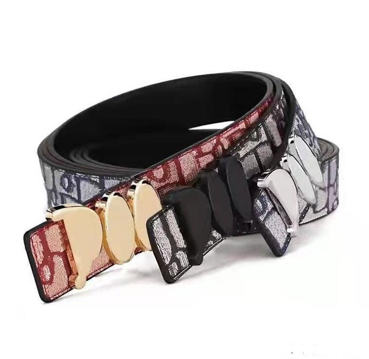 

Designer Belts For Womens Belt Mens Leather Black Silver Gold Buckle Men Classic Casual Wide 3.8CM