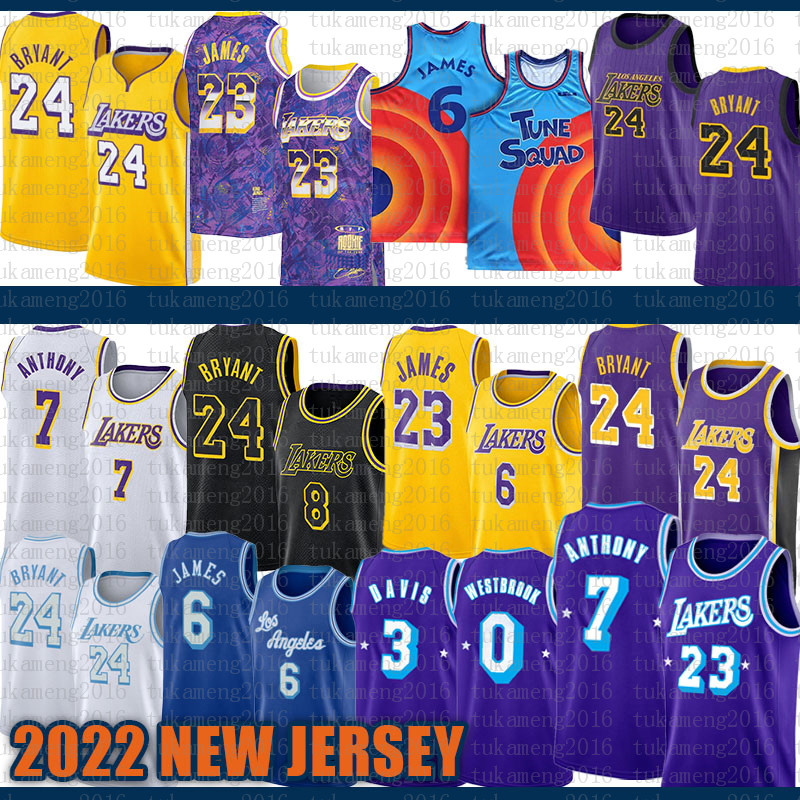 

24 0 3 LeBron James Carmelo Anthony Basketball Jerseys Los Angeles''Lakers''Kobe''Bryant''Mens 23 6 7 Anthony Russell Westbrook Davis Green, Jersey