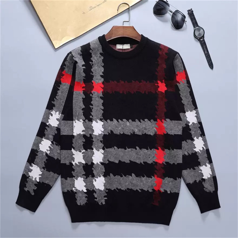 Fashion Men's Sweater Turtleneck Jumper Hooded Long Sleeve Sweatshirt Classic printed Top couple winter Wear Asian size M-3XXL