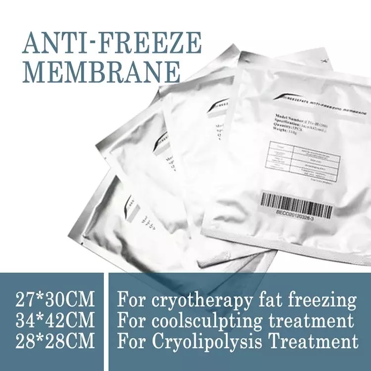 Geler les graisses Membranes antigel Accessoires Pièces Pads Cryo Pad Membrane antigel pour la cryothérapie Minceur Gels de protection de la peau