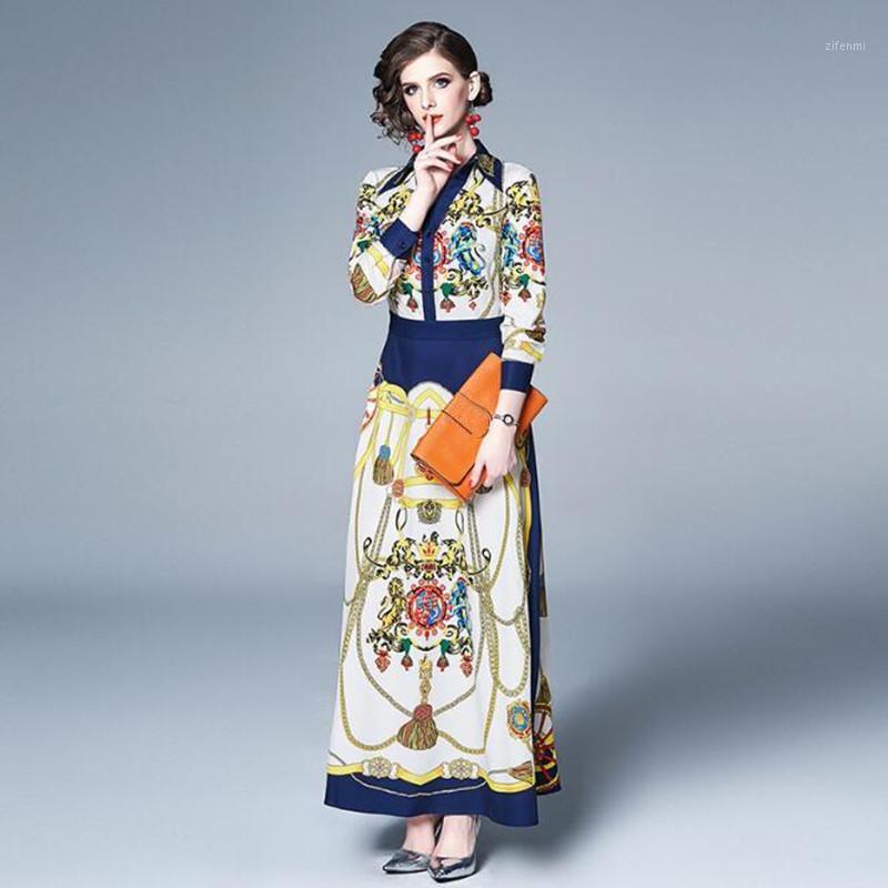 

Casual Dresses ZXRYXGS Women's Fashion Dress 2022 High Quality Summer V-neck Long Sleeve Big Swing Vintage OL Office Elegant Print, Photo color