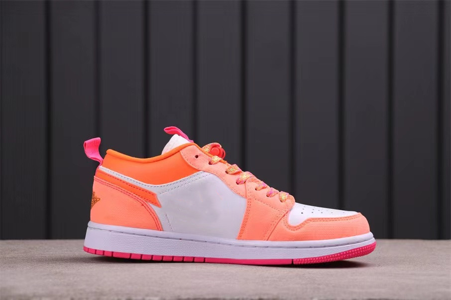 

Brand Shoes 1 Low Utility Basketball Womens Jumpman 1s Bright Floral Colorway Designer Sports Sneakers EU36-40, Top quality