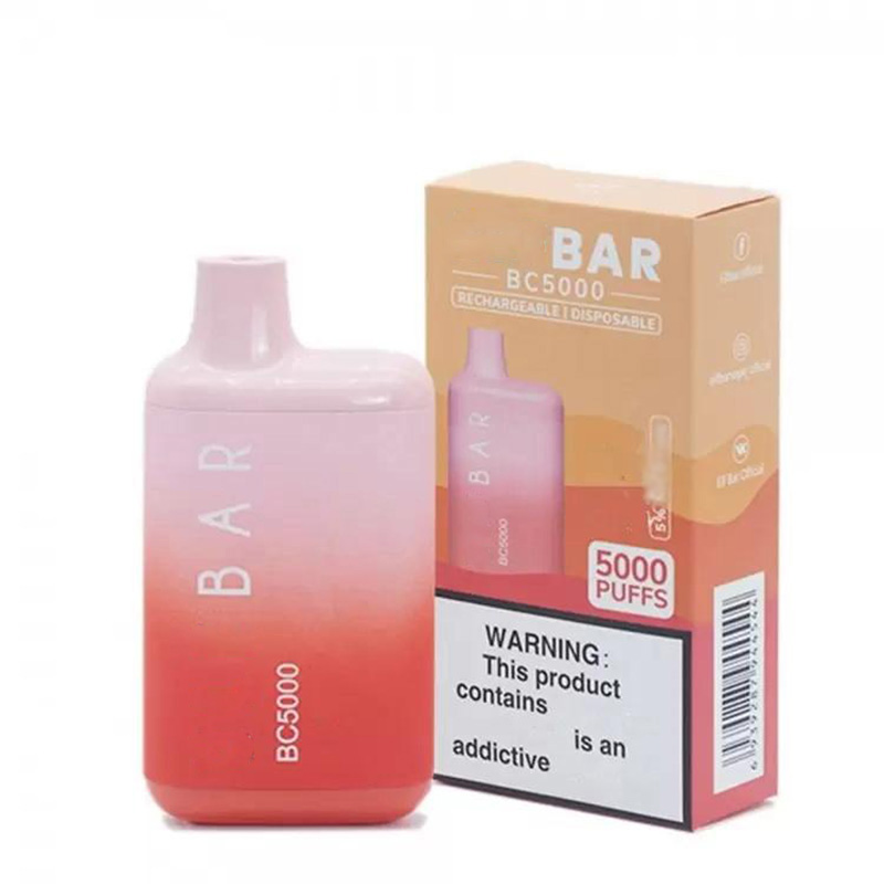 

EL BAR BC5000 Puffs E Cigarettes Disposable Vape Mod 650mAh Rechargeable Battery 13ml Prefilled Box Mods Vape Device Vs Bang XXL ESCO BARS