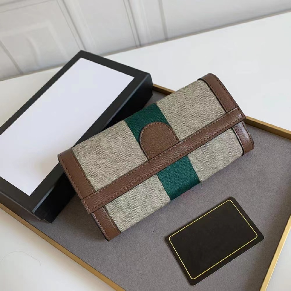 

523153 OPHIDIA Continental Zip Around Card Case Holder Wallet Designer Womens Business Cardholder Coin Purse Key Pouch Cles Passport Cover tags box
