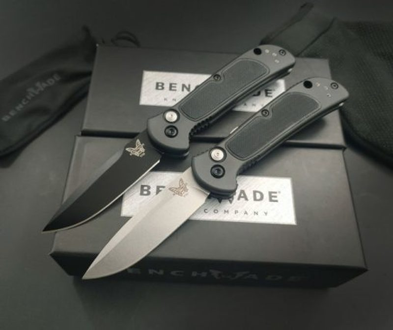 

Benchmade 9750 Mini Coalition Automatic Knife 2.59" S30V Satin Plain Blade Alumnium Handles Pocket Tactical Knives Outdoor Camping Hunting EDC