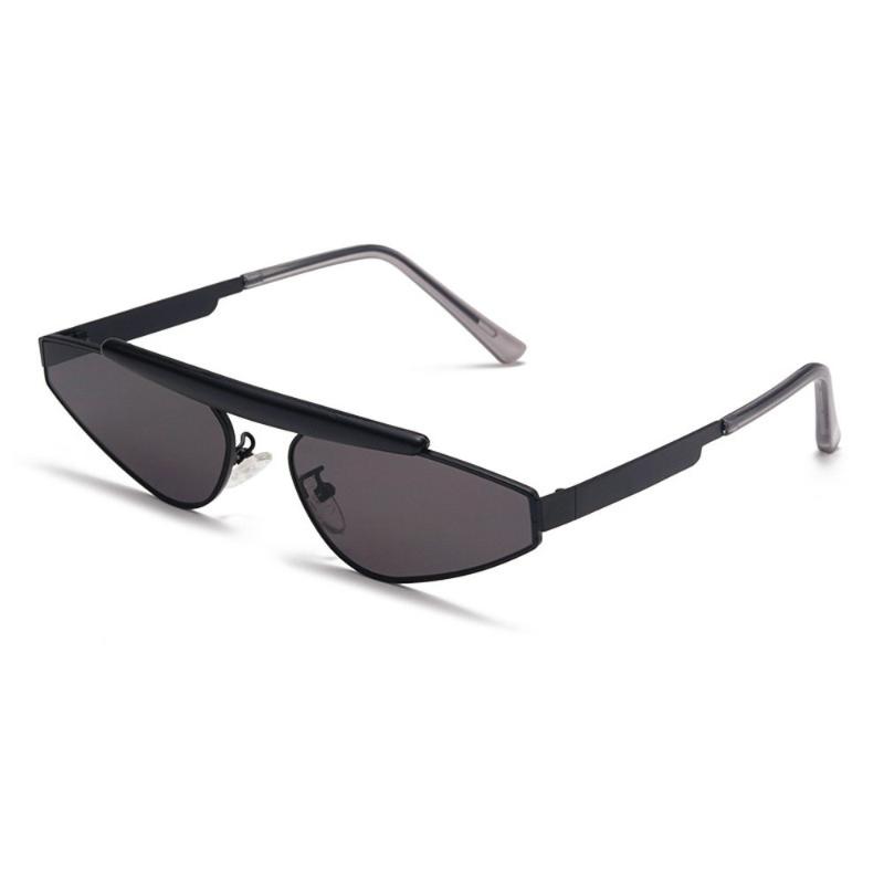 

Sunglasses Fashion Women Men Small Tint Lens Vintage One Piece Metal Cat Eyeglasses Yellow Clear Eyewear NXSunglasses