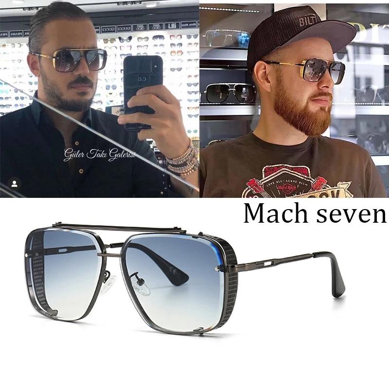 

Sunglasses 2022PUNK Mach Six Style Gradient Aviation Women Fashion Men Vintage Brand Design UV400 Sun Glasses