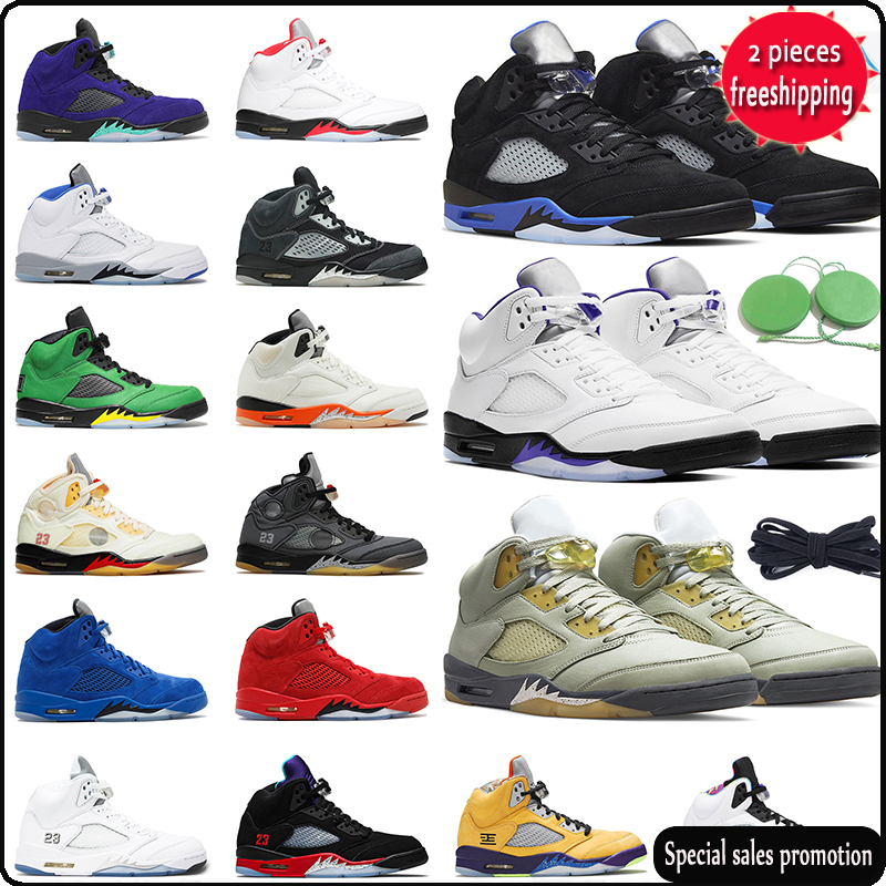 

2022 2022 Men Basketball Shoes 5s Concord Racer Blue Jade Horizon Fire Red Sail What The White Cement Oreo Mens Trainer Sports Sneakers NB, # 27