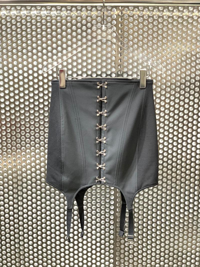 

Skirts Ladies 2022 Fashion Sexy Solid Color Rivet Irregular Skirt 1219