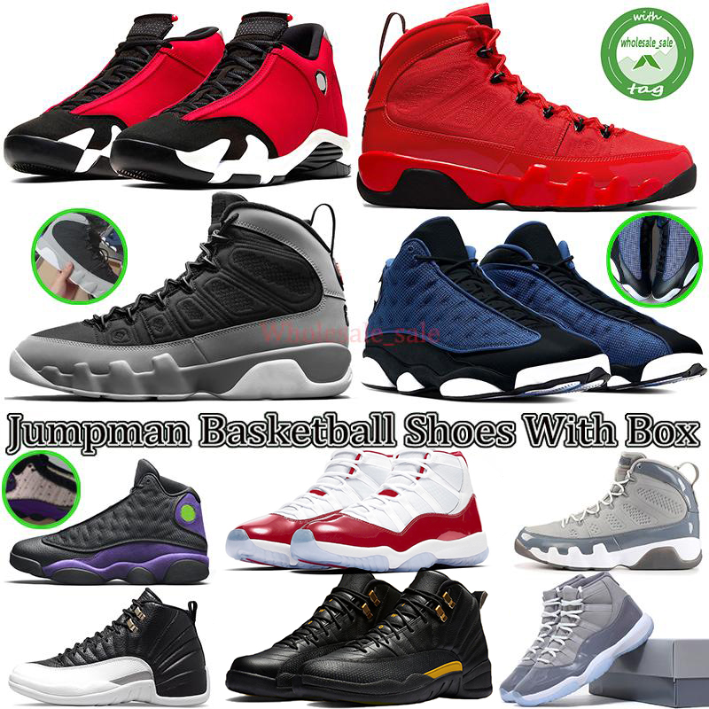 

With Box Gym Red Lipstick Thunder 14s Mens Basketball Shoes UNC 12s Black Taxi 10s Streel Cool Grey OG Space Jam Particle 9s Chile Court Purple 11s Cherry Denim Sneakers, Send pic contact us