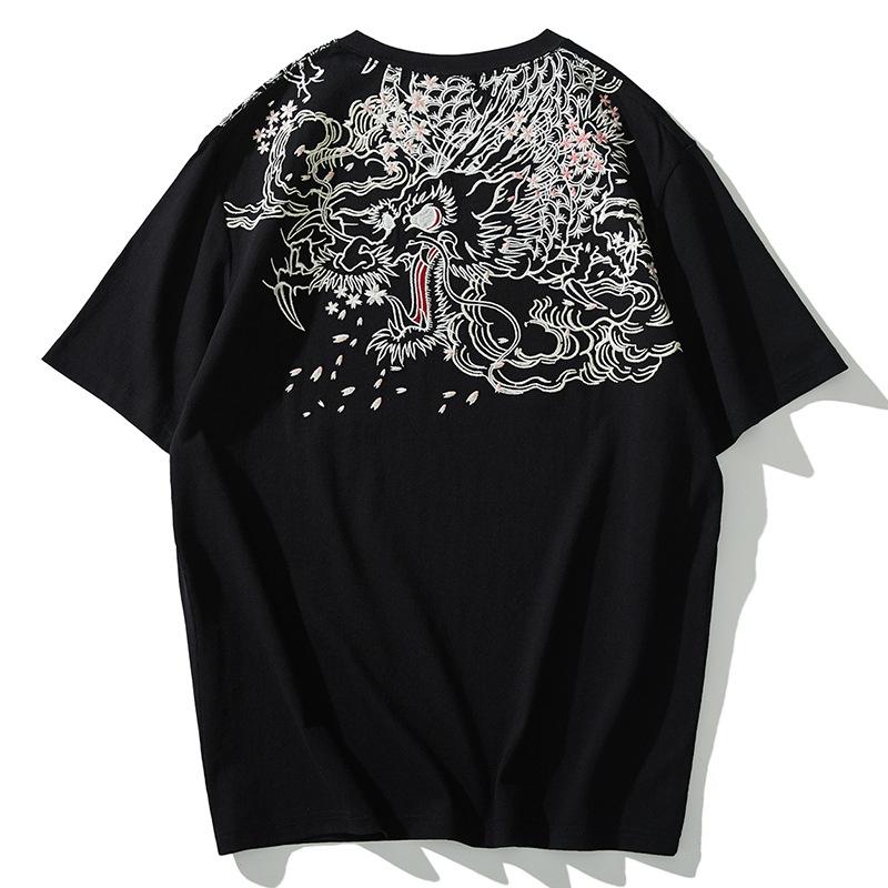 

Men's T-Shirts Arrival Top Fashion T Shirt Tshirt Homme Cotton Casual O-neck Personality Embroidered Short Sleeve Leisure Summer, White