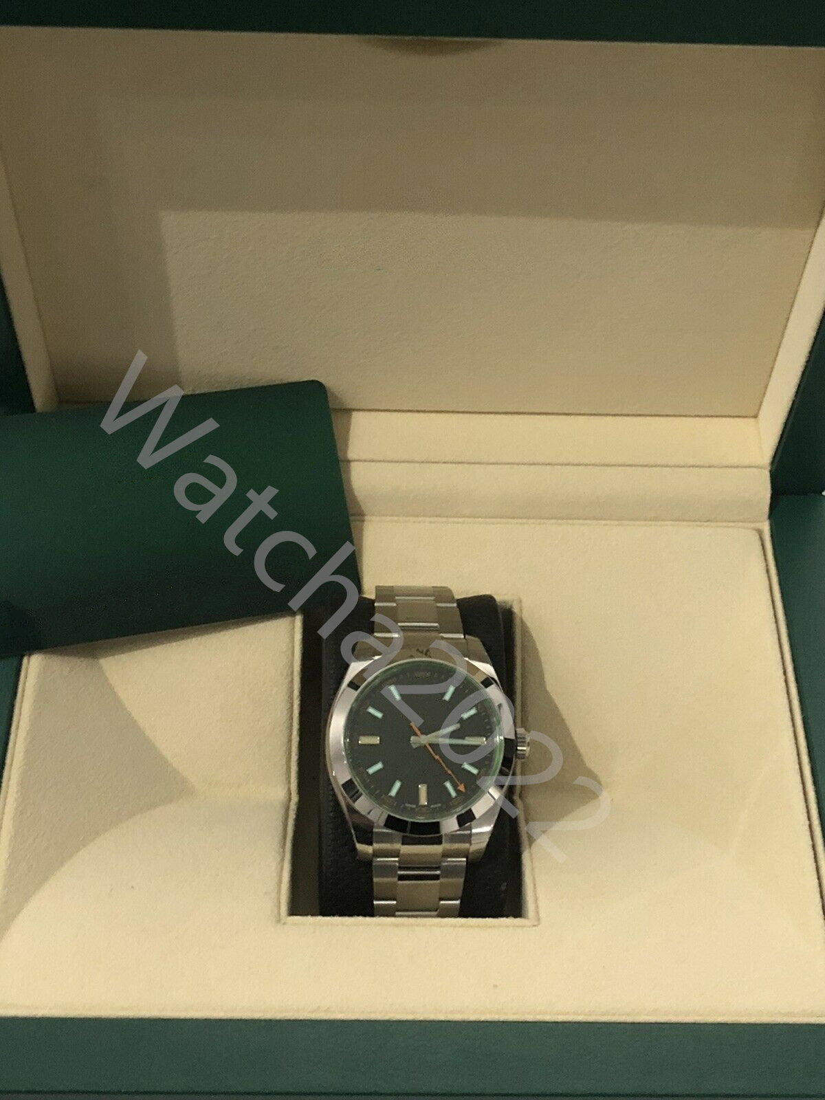 

SX Factory Watch 2022 New Men's R Green Mechanical Automatic Watches 116400 GV Steel Black Green Designer