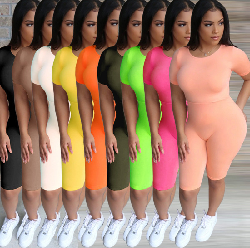 

Designer Two Piece Tracksuits Women Pants Set Short Sleeve Hoodies Bodycon Summer Clothes Casual Jogger Suit Plus Size, Yellow