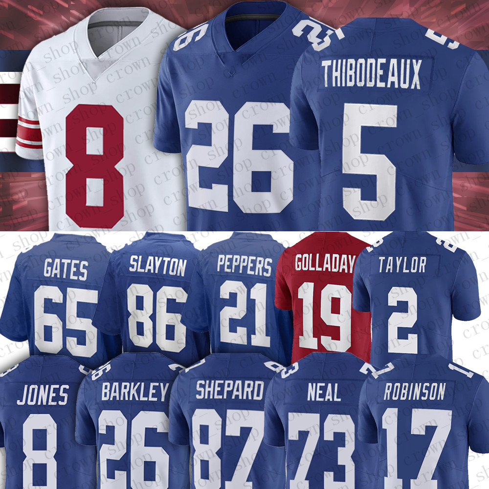 

26 Saquon Barkley New York''Giants''8 Daniel Jones Kayvon Thibodeaux Evan Neal Football Jerseys Mike Glennon Tyrod Taylor Mike Glennon, Men(juren )