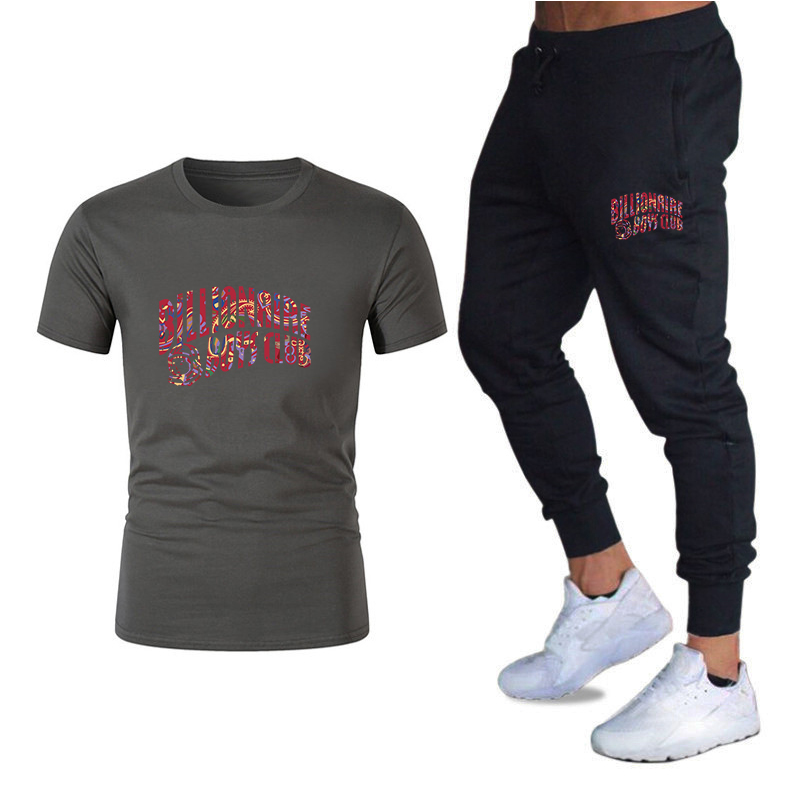 

New Clothes Brand summer Men's Tracksuits Casual t shirt Fashion Suits luxury tracksuit jackets designer shirt Streetwear Athletic Sets Jogging pants, White