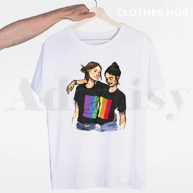 

Men' T-Shirts The Last Of Us Part II 2 Firefly Light Joel Ellie Men T Shirt O-neck Casual Summer T-shirt Man Woman Tees TopsMen