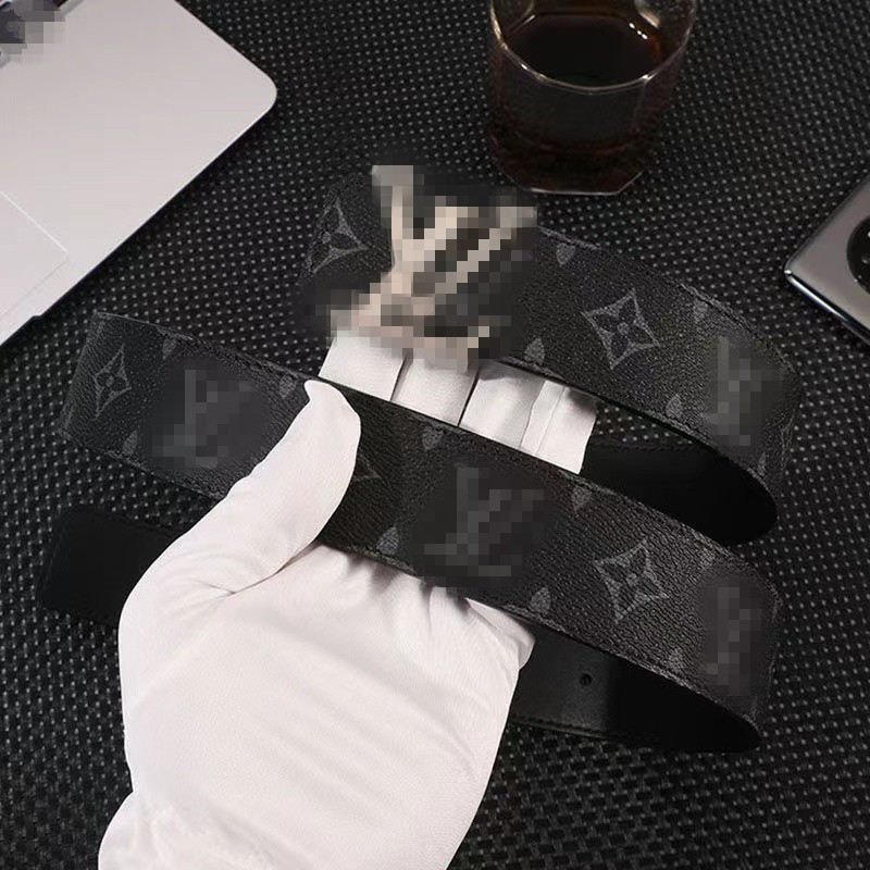 

Fashion Designer Belt for Men Designers Luxury Genuine Leather Belt Business Ceinture Women Big Gold Silver Black Alloy Buckle with Box g36, Orange