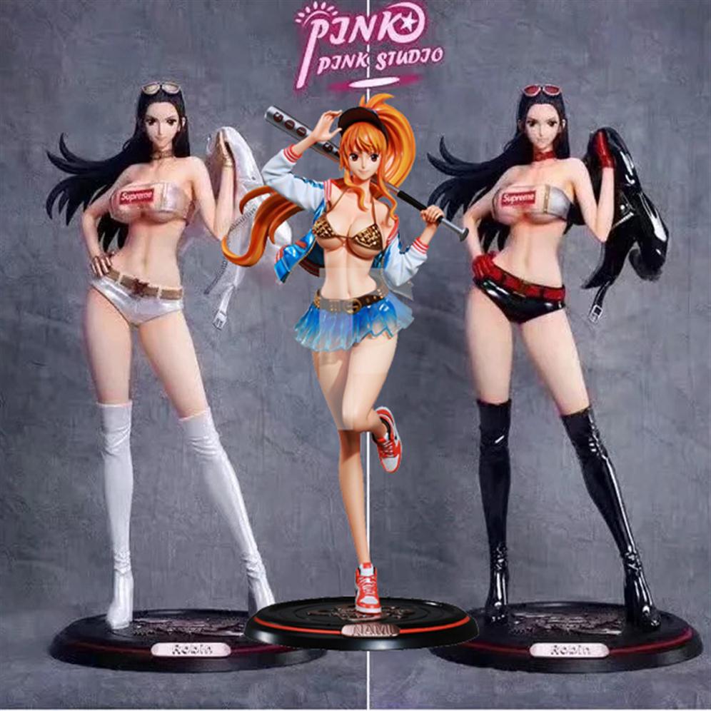 

Japan Anime One Piece Boa Hancock Nico Robin Nami GK PVC Action Figure Toy Sexy Girl Figures Adult Collection Model Doll Gift T200260B