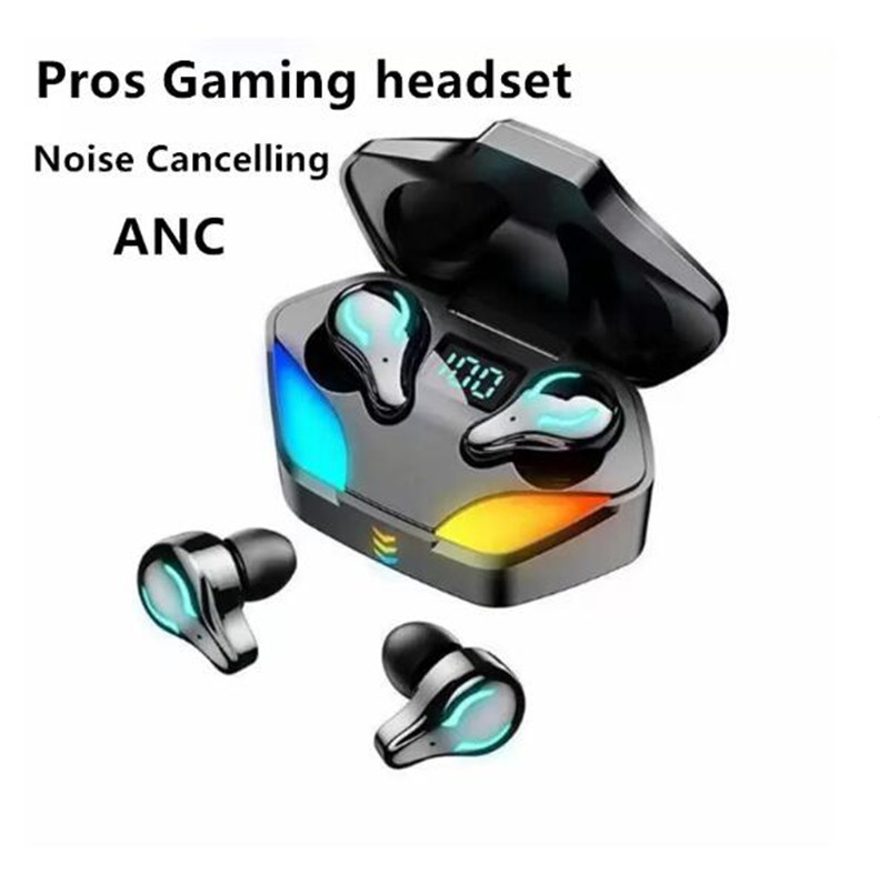 

Wireless Earphones Pros ANC Chip Noise Cancelling Transparency earbuds Wireless Charging Bluetooth Headphones In-Ear Detection pro headset earphone earbud case, White