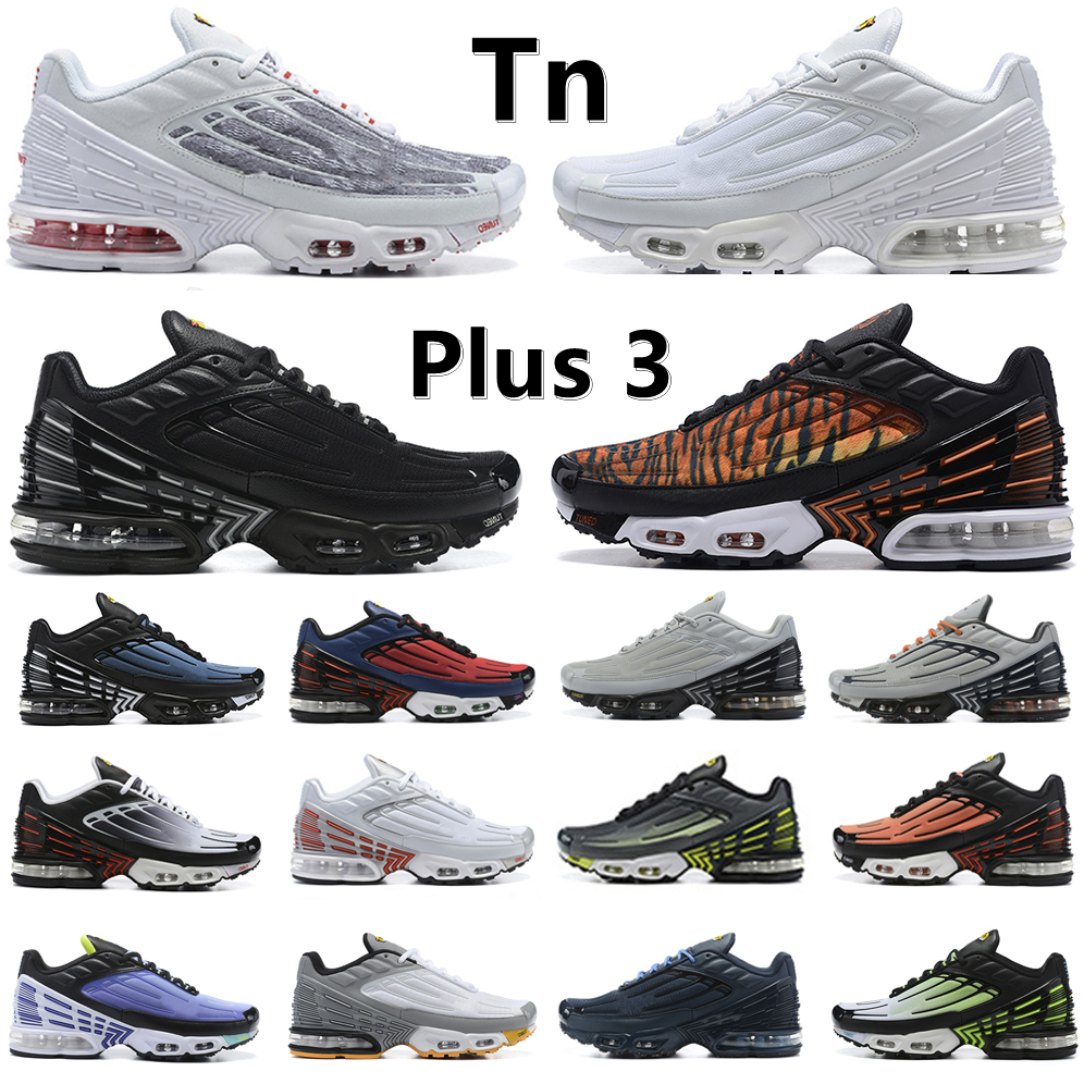 

Tn Plus 3 Mens Designer Shoes Sneaker Triple White Black Iridescent Topography Aqua Volt Crimson Red Obsidian Neon Topography Pack men women Sports Sneakers 36-46, Color#48