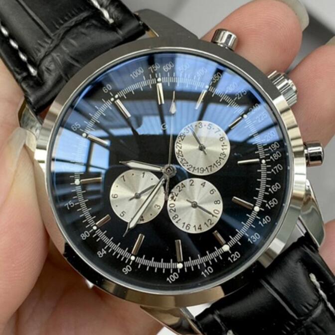 

U1 Classic Men Watches Quartz Movement Watch 45mm Fashion Business Wristwatch, Water proof 50m