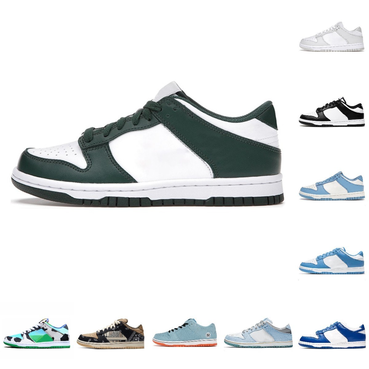 

2022 Top Quality Running Shoes Mens Women Club 58 Gulf Black White UNC Photon Dust Team Green Sean Cliver Parra Sail Laser Blue Court Purple Designer Trainer Sneakers, Please contact us