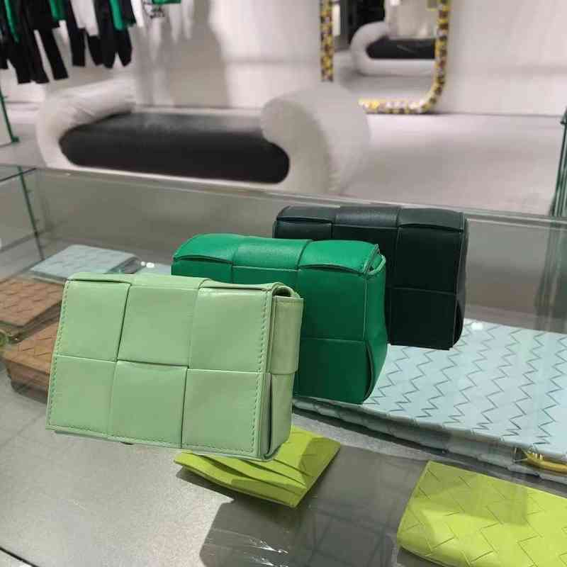 

Designer Women Bottegass Handbags Venetas Women's Mini Box Cassette Oil Wax Skin One Shoulder Small Square, Color consultation notes