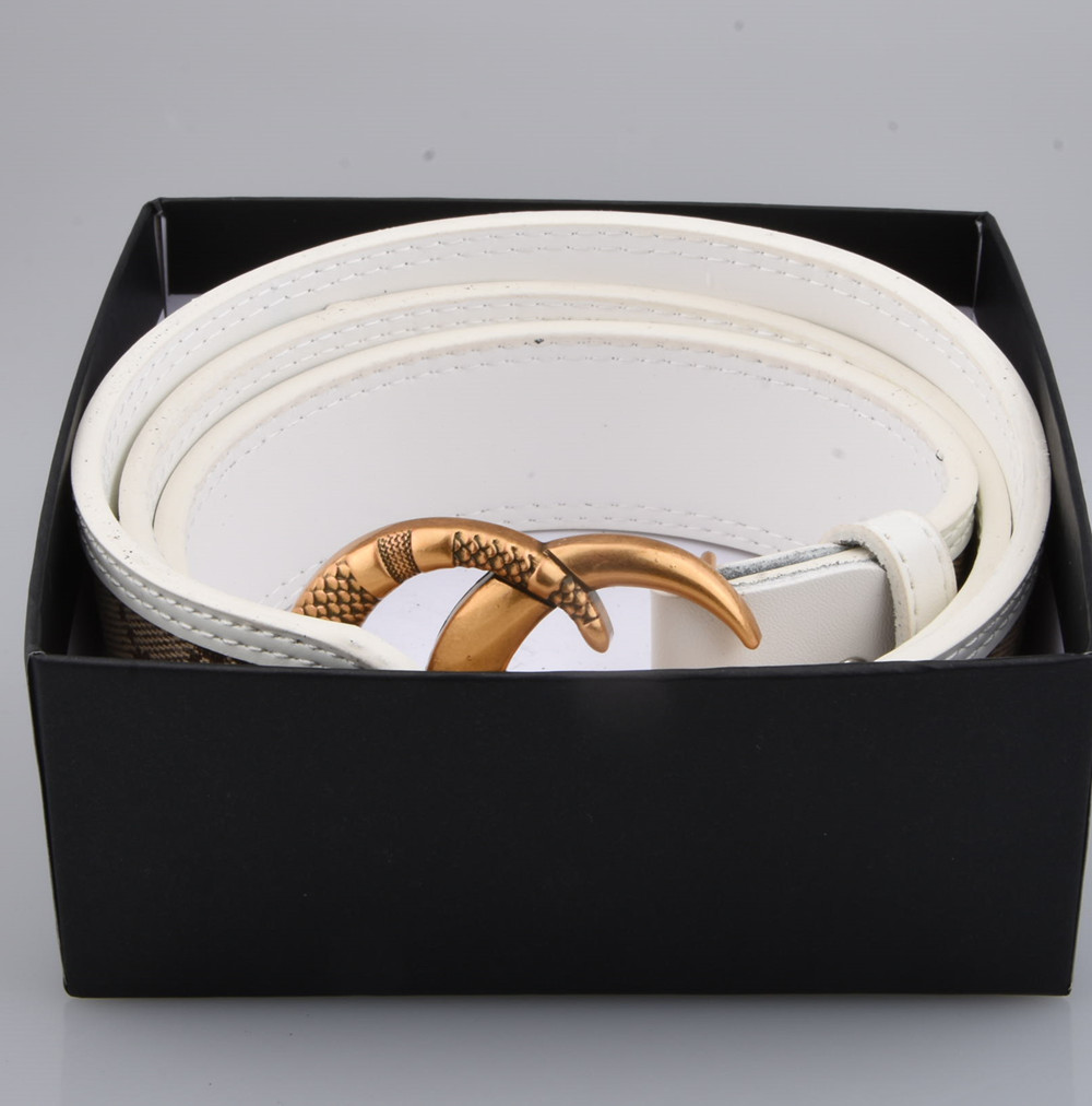 

Womens Mens Belts Leather Black waistband Women Snake Big Gold Buckle Men Classic Casual Pearl Belt Ceinture White Box 985211, With box